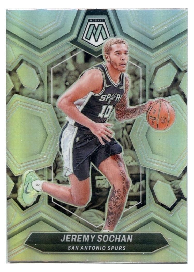 2023-24 Panini Mosaic Base Set Jeremy Sochan #35 card