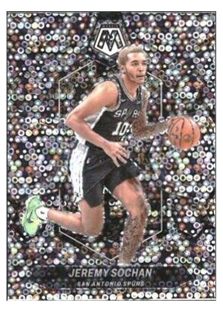 2023-24 Panini Mosaic Base Set Jeremy Sochan #35 card