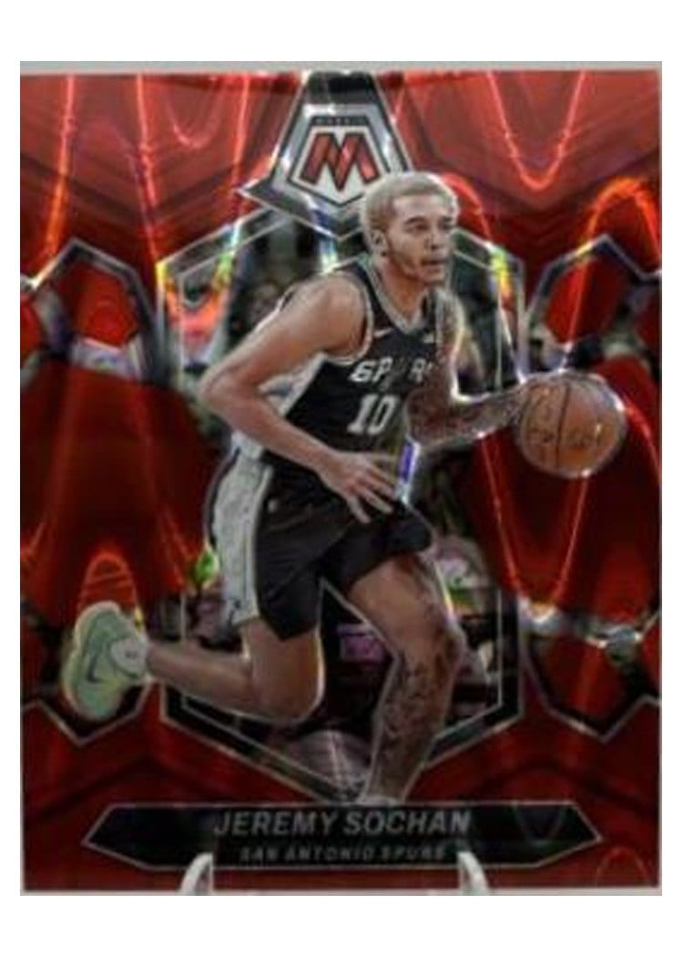 2023-24 Panini Mosaic Base Set Jeremy Sochan #35 card
