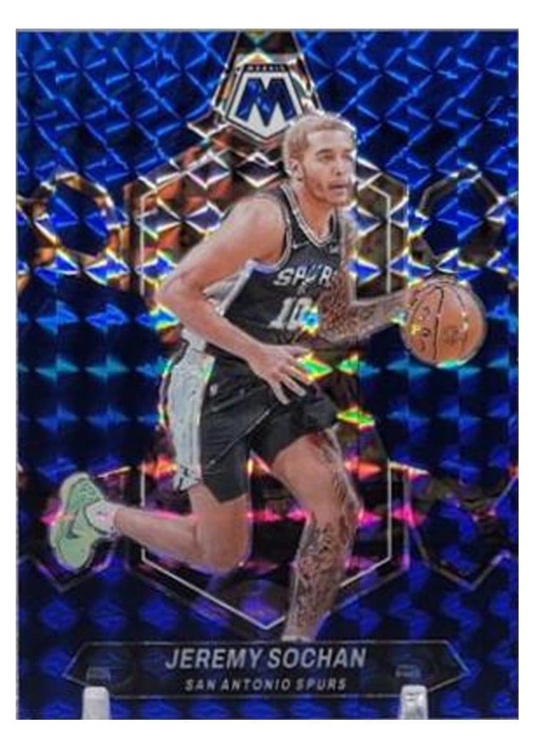 2023-24 Panini Mosaic Base Set Jeremy Sochan #35 card