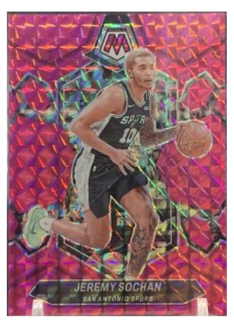 2023-24 Panini Mosaic Base Set Jeremy Sochan #35 card