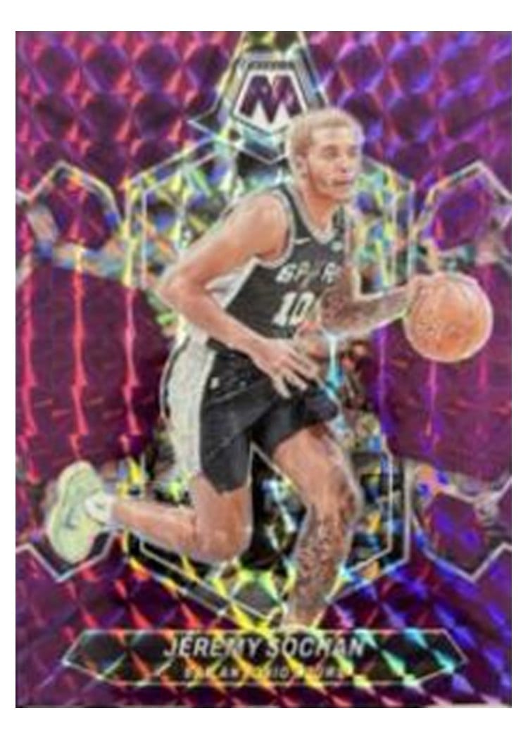 2023-24 Panini Mosaic Base Set Jeremy Sochan #35 card