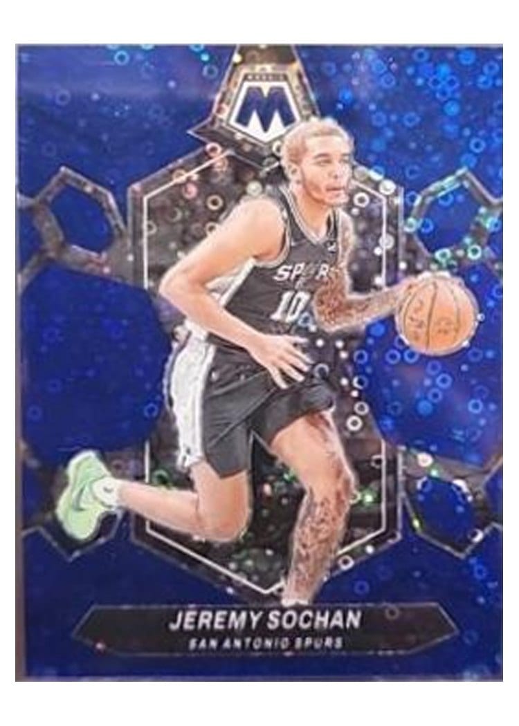 2023-24 Panini Mosaic Base Set Jeremy Sochan #35 card