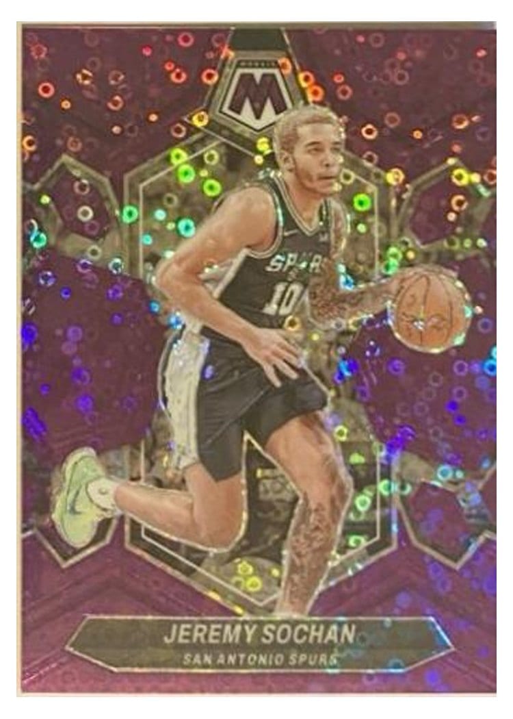 2023-24 Panini Mosaic Base Set Jeremy Sochan #35 card