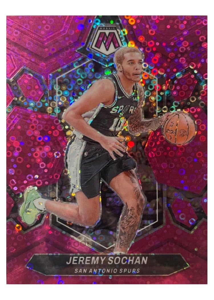 2023-24 Panini Mosaic Base Set Jeremy Sochan #35 card