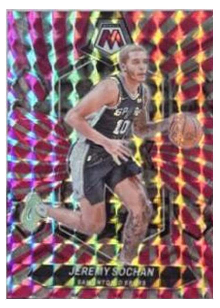 2023-24 Panini Mosaic Base Set Jeremy Sochan #35 card
