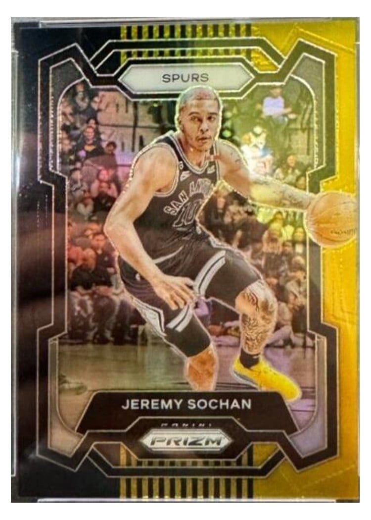 2023-24 Panini Prizm Base Set Jeremy Sochan #122 card