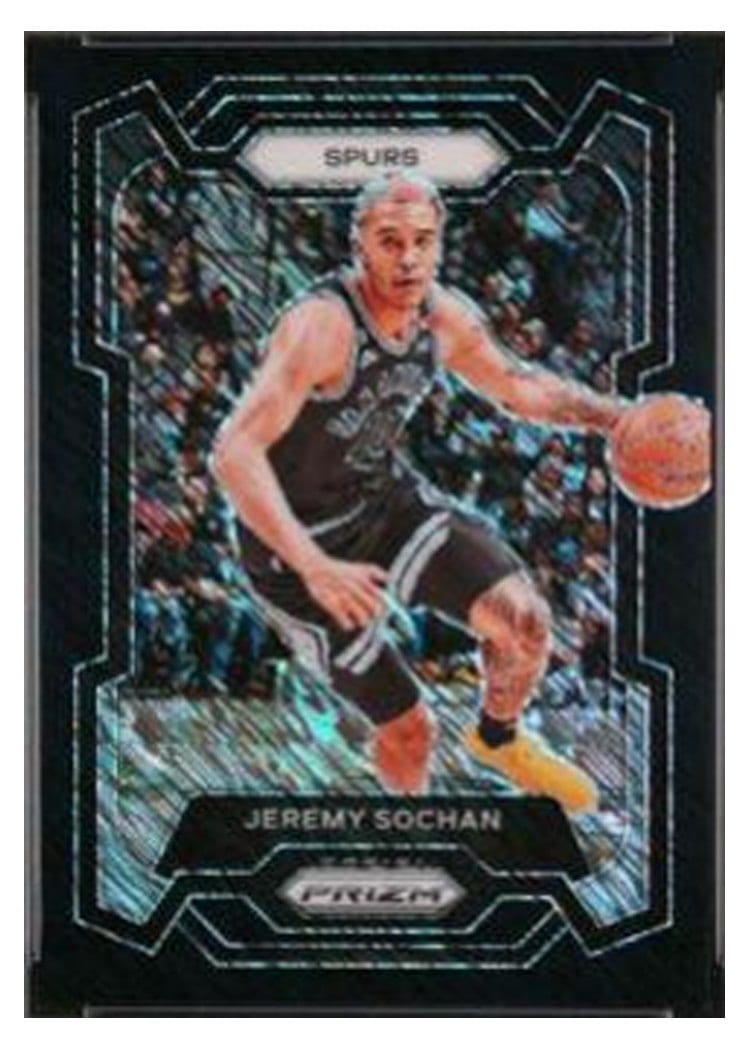 2023-24 Panini Prizm Base Set Jeremy Sochan #122 card