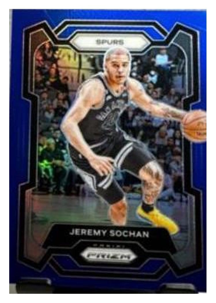 2023-24 Panini Prizm Base Set Jeremy Sochan #122 card