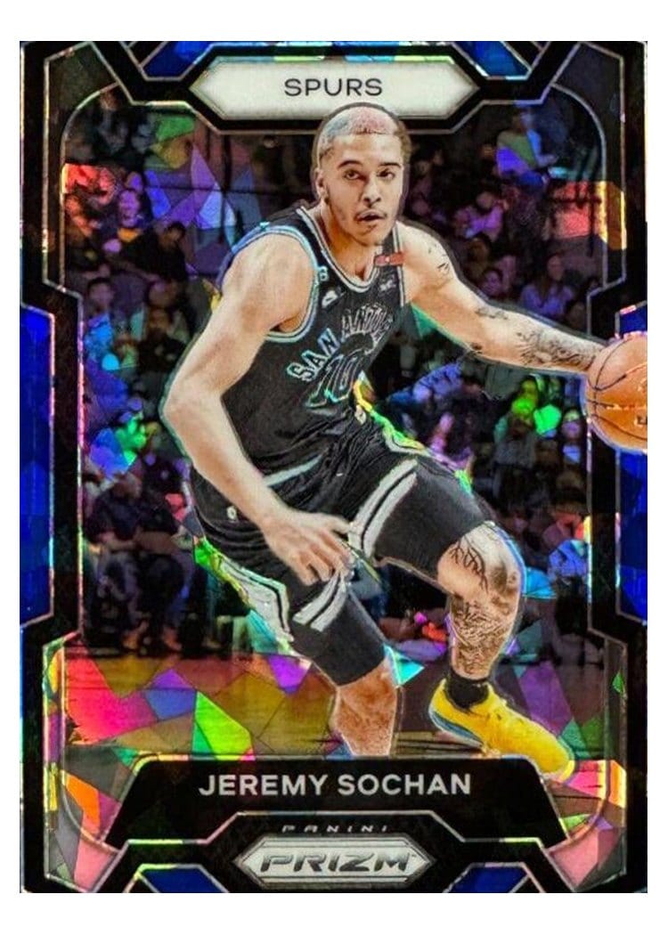 2023-24 Panini Prizm Base Set Jeremy Sochan #122 card
