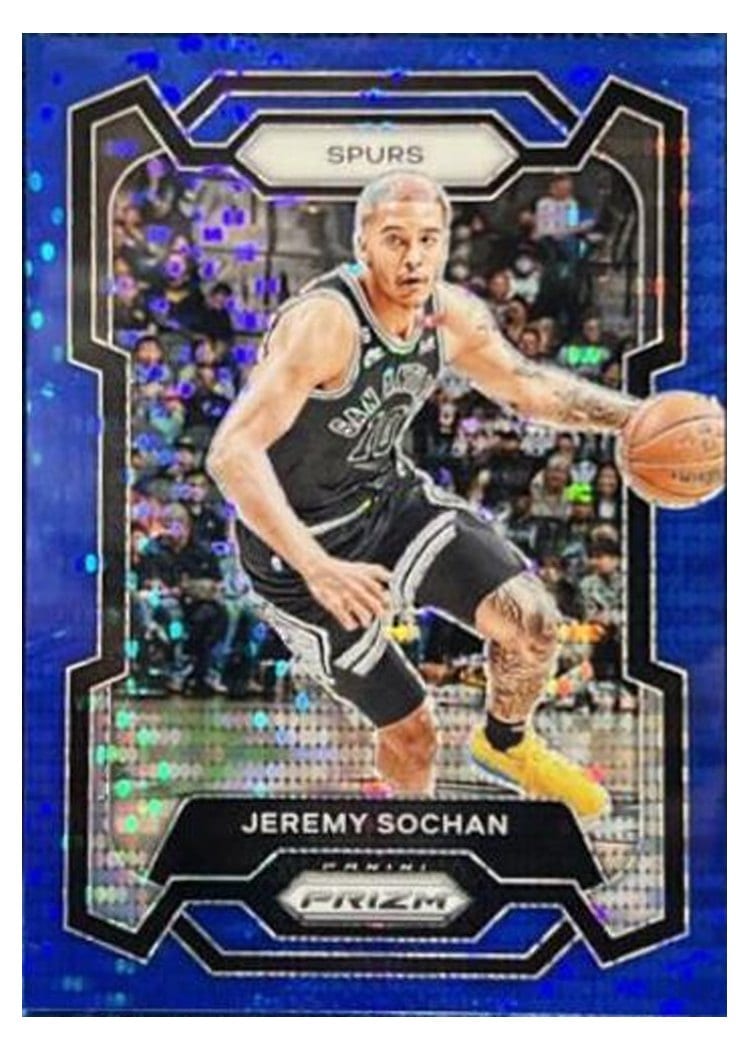 2023-24 Panini Prizm Base Set Jeremy Sochan #122 card