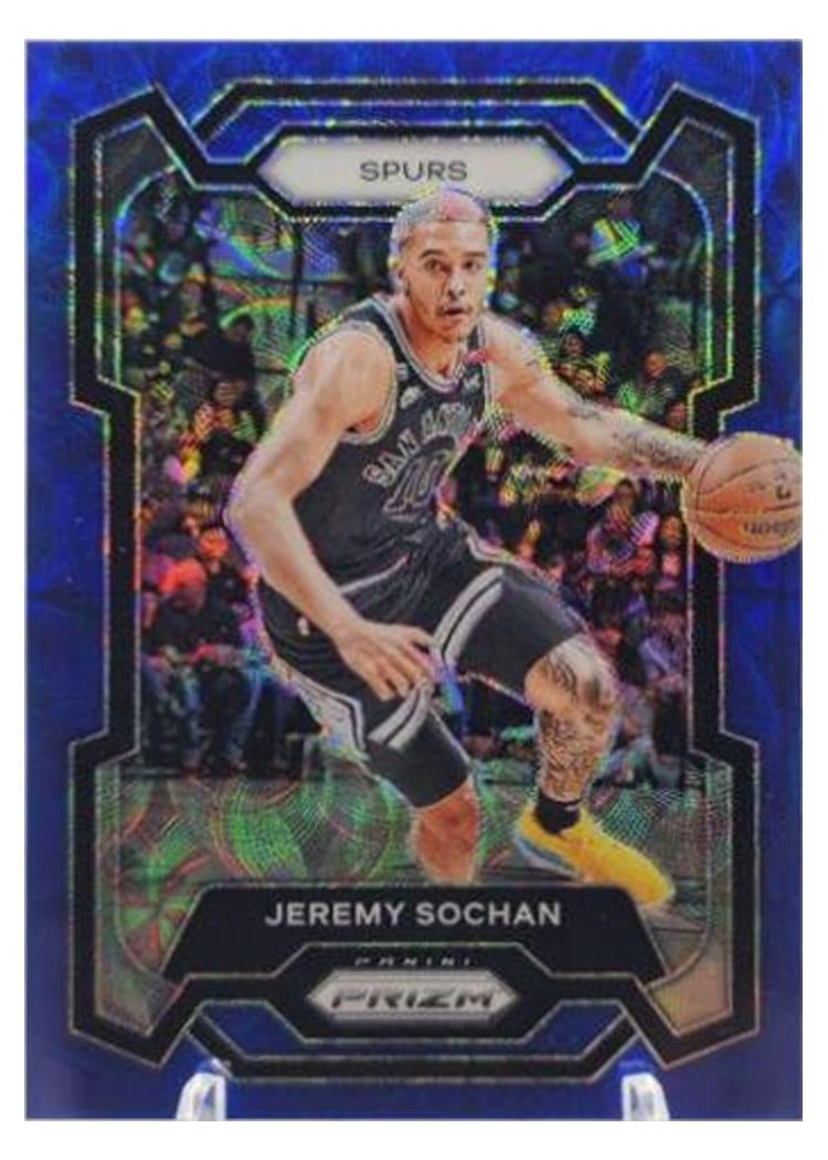 2023-24 Panini Prizm Base Set Jeremy Sochan #122 card