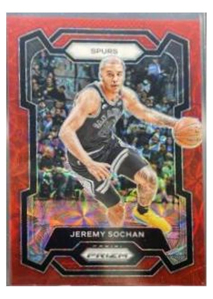 2023-24 Panini Prizm Base Set Jeremy Sochan #122 card