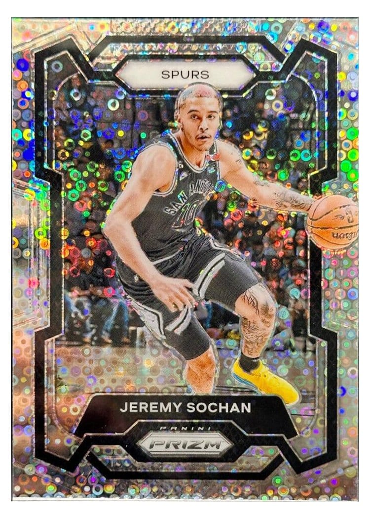2023-24 Panini Prizm Base Set Jeremy Sochan #122 card