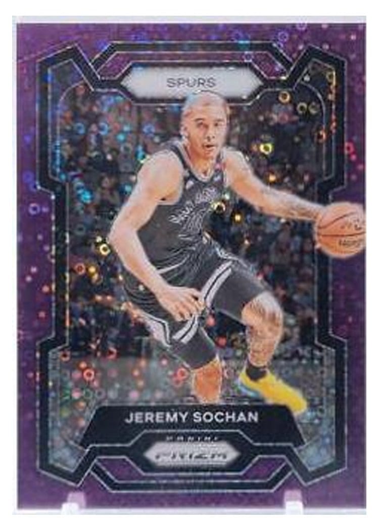 2023-24 Panini Prizm Base Set Jeremy Sochan #122 card