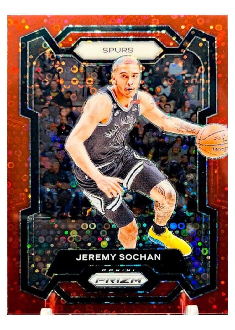 2023-24 Panini Prizm Base Set Jeremy Sochan #122 card