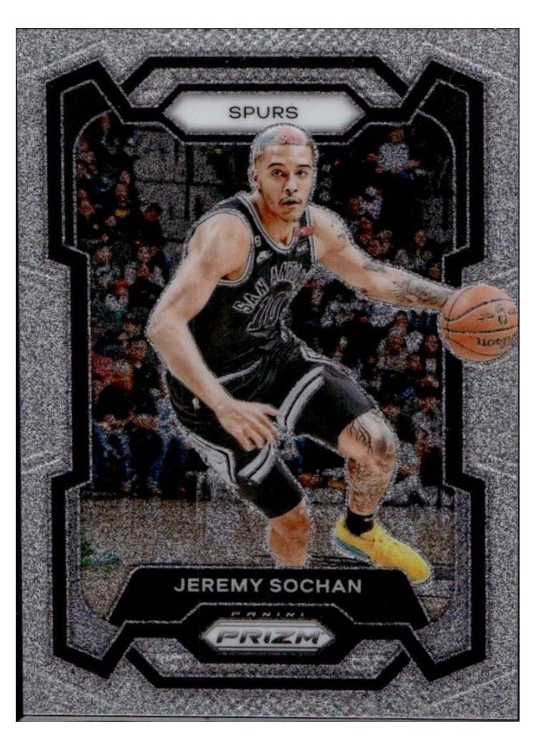 2023-24 Panini Prizm Base Set Jeremy Sochan #122 card