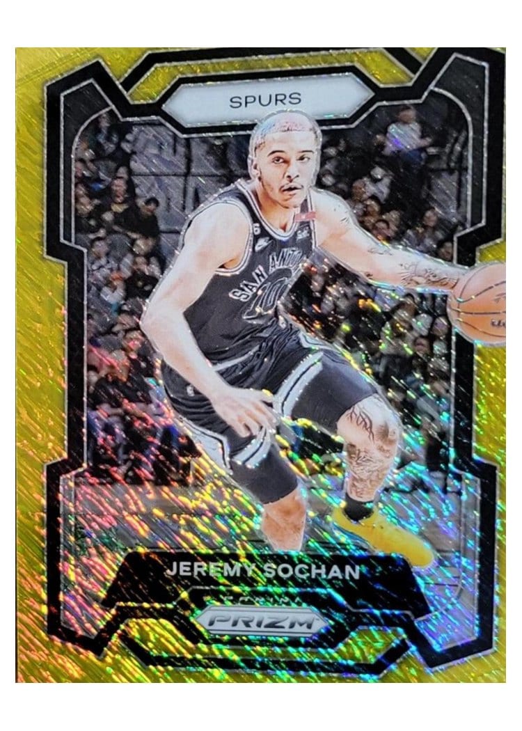 2023-24 Panini Prizm Base Set Jeremy Sochan #122 card