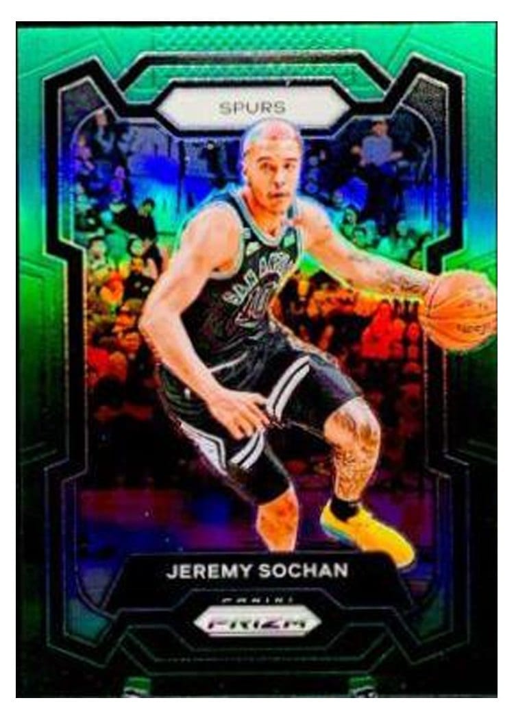 2023-24 Panini Prizm Base Set Jeremy Sochan #122 card