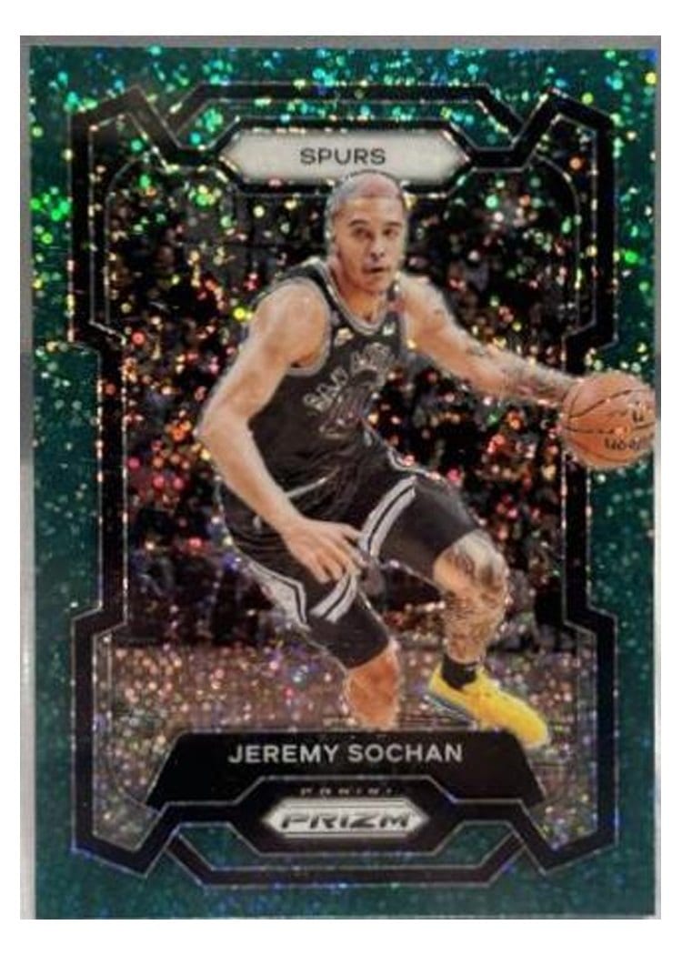 2023-24 Panini Prizm Base Set Jeremy Sochan #122 card