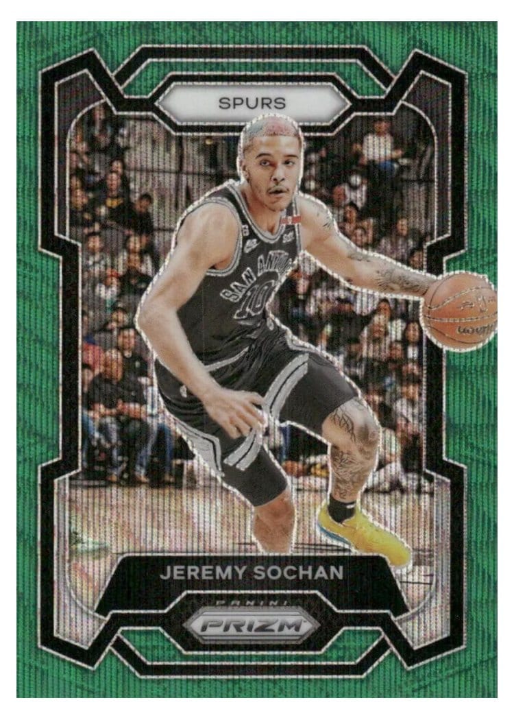 2023-24 Panini Prizm Base Set Jeremy Sochan #122 card