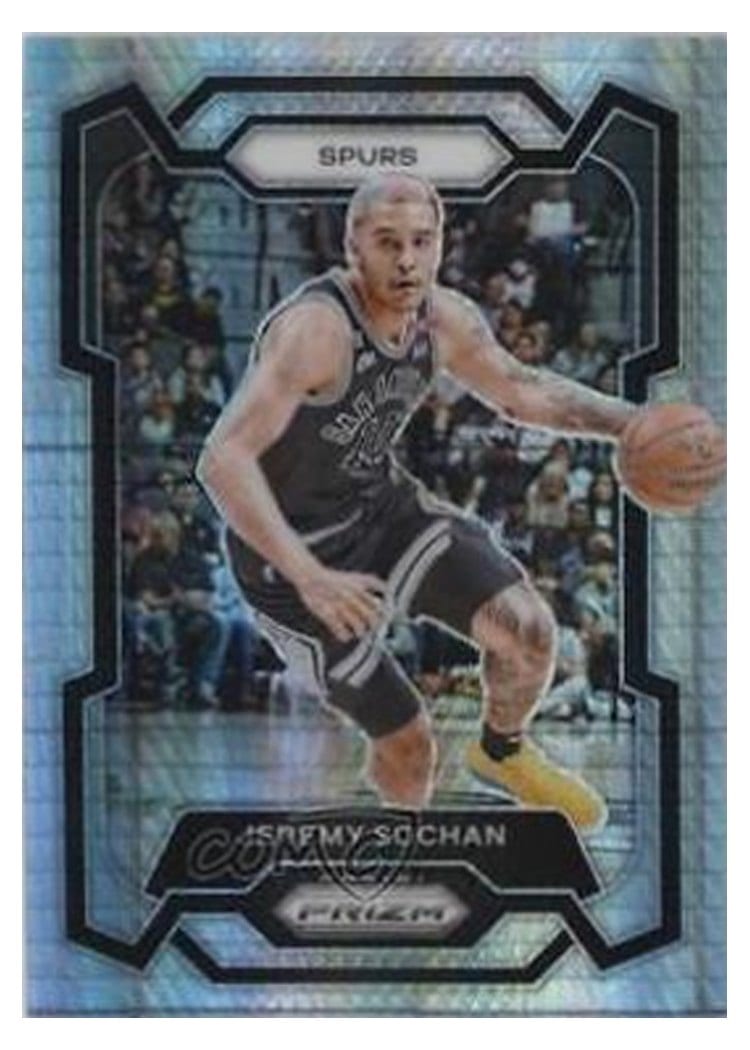 2023-24 Panini Prizm Base Set Jeremy Sochan #122 card