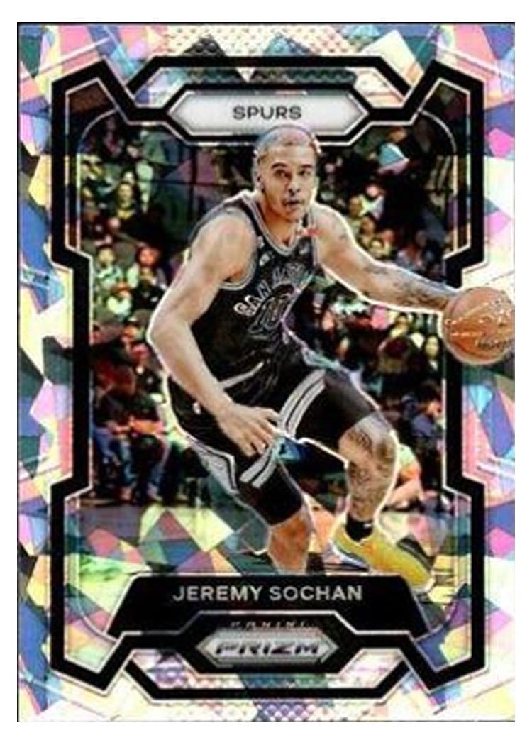2023-24 Panini Prizm Base Set Jeremy Sochan #122 card