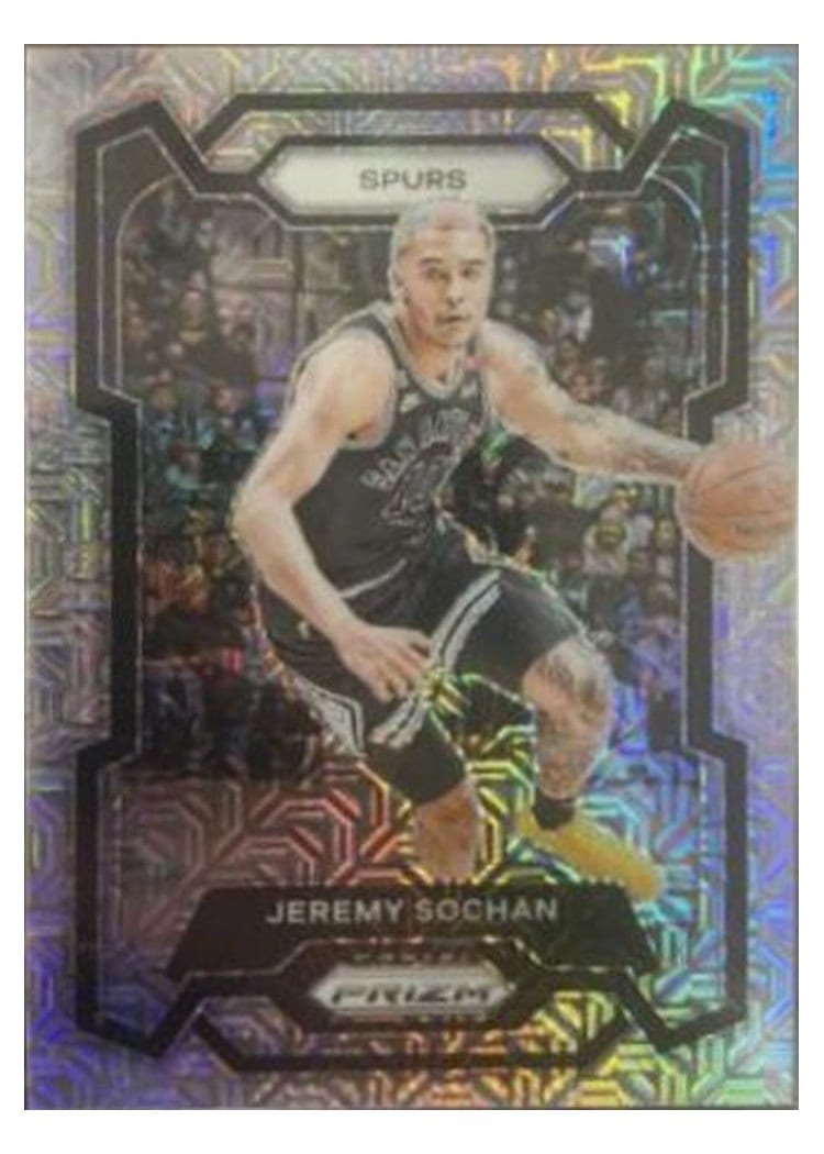 2023-24 Panini Prizm Base Set Jeremy Sochan #122 card