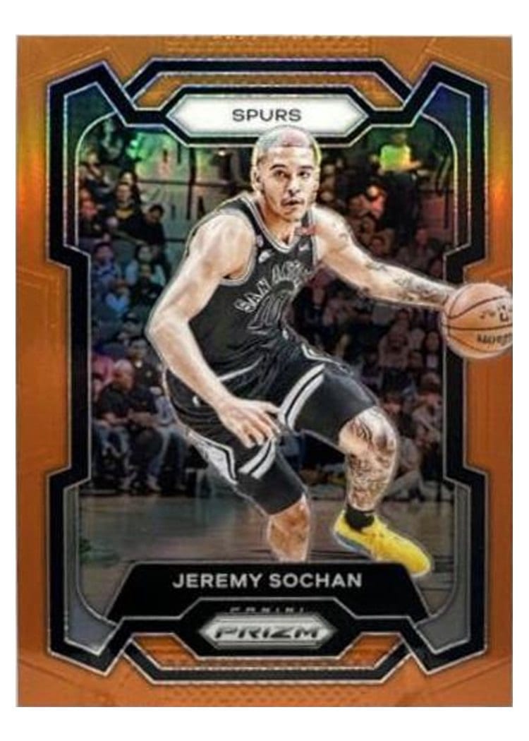 2023-24 Panini Prizm Base Set Jeremy Sochan #122 card