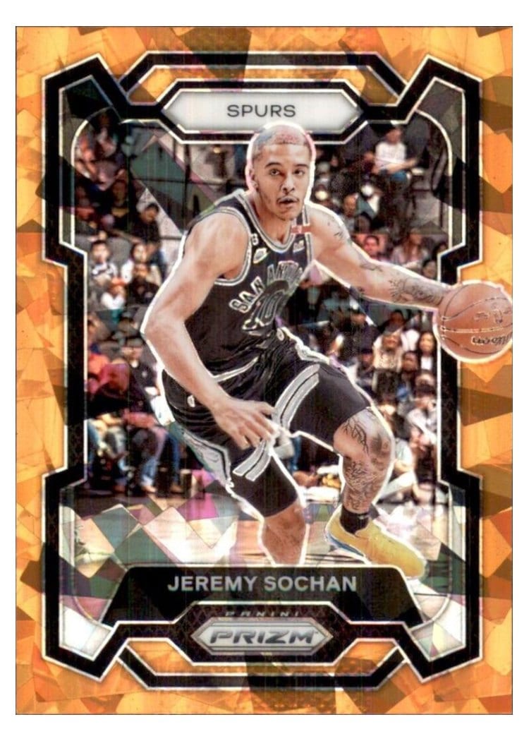 2023-24 Panini Prizm Base Set Jeremy Sochan #122 card
