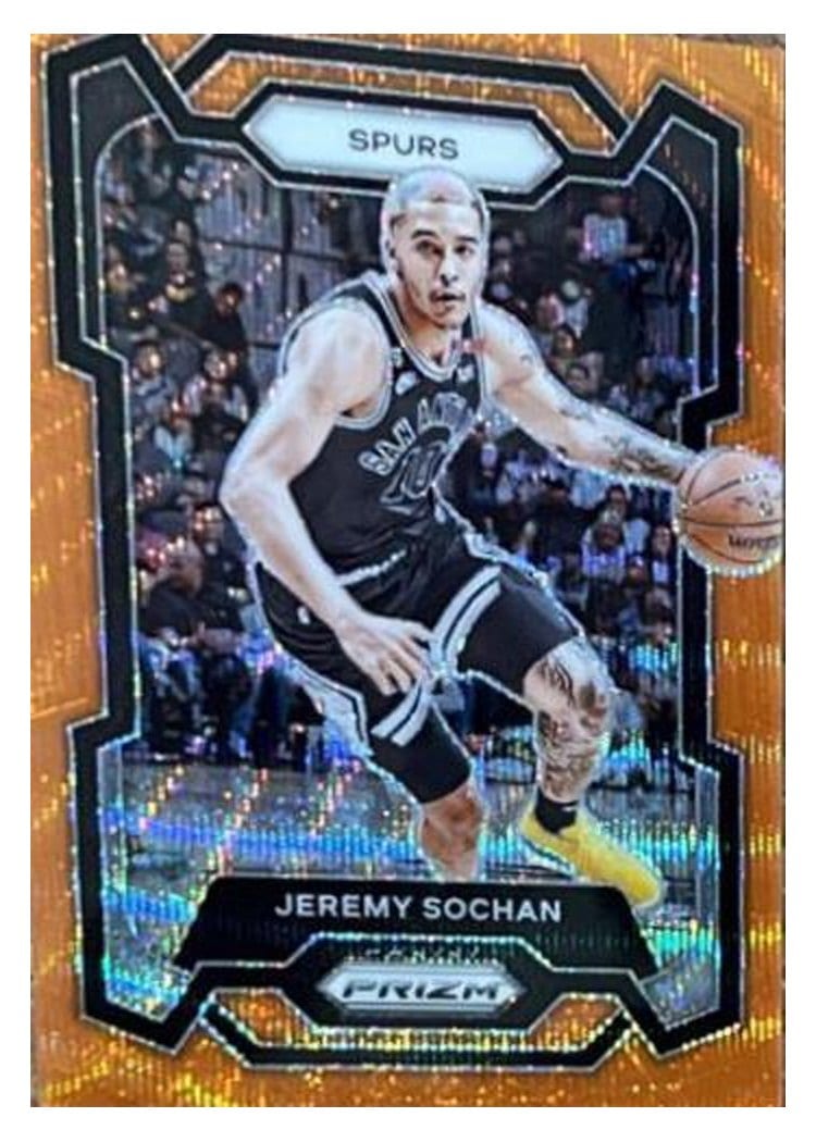2023-24 Panini Prizm Base Set Jeremy Sochan #122 card