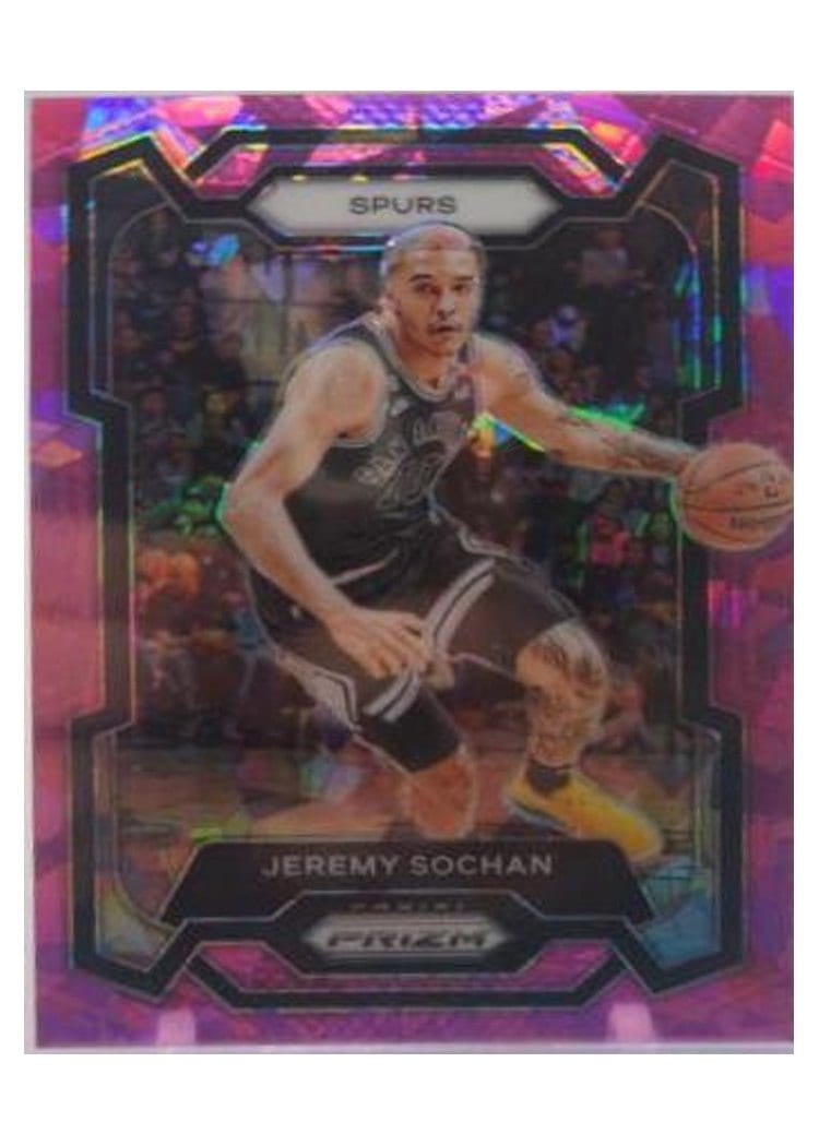 2023-24 Panini Prizm Base Set Jeremy Sochan #122 card
