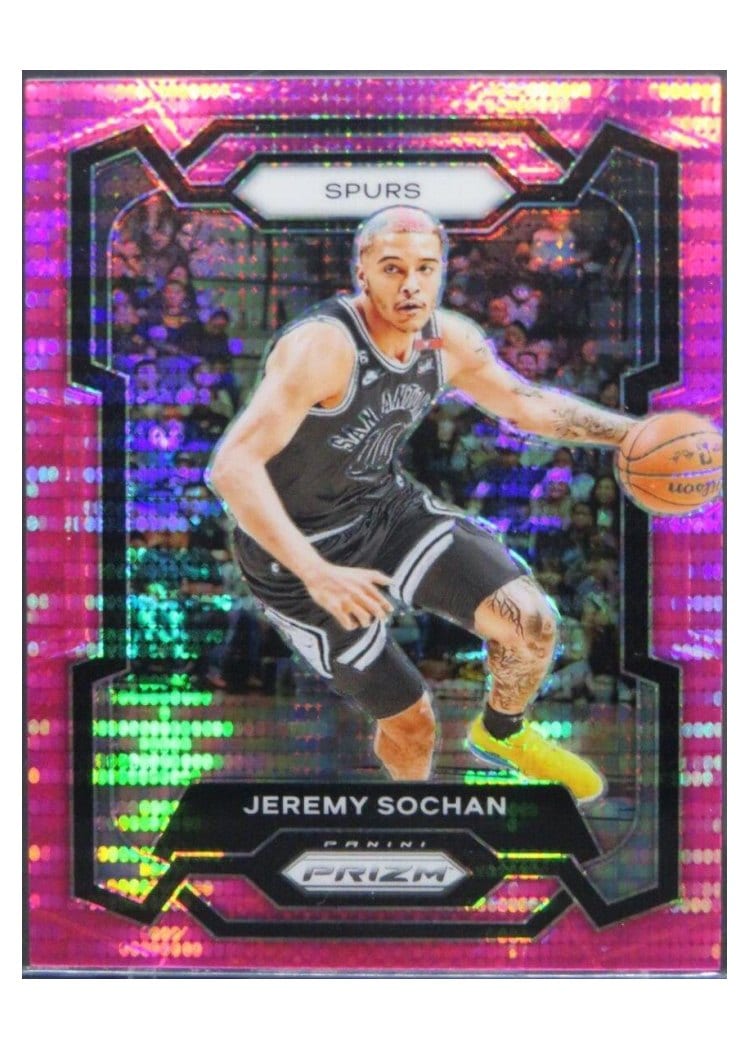 2023-24 Panini Prizm Base Set Jeremy Sochan #122 card