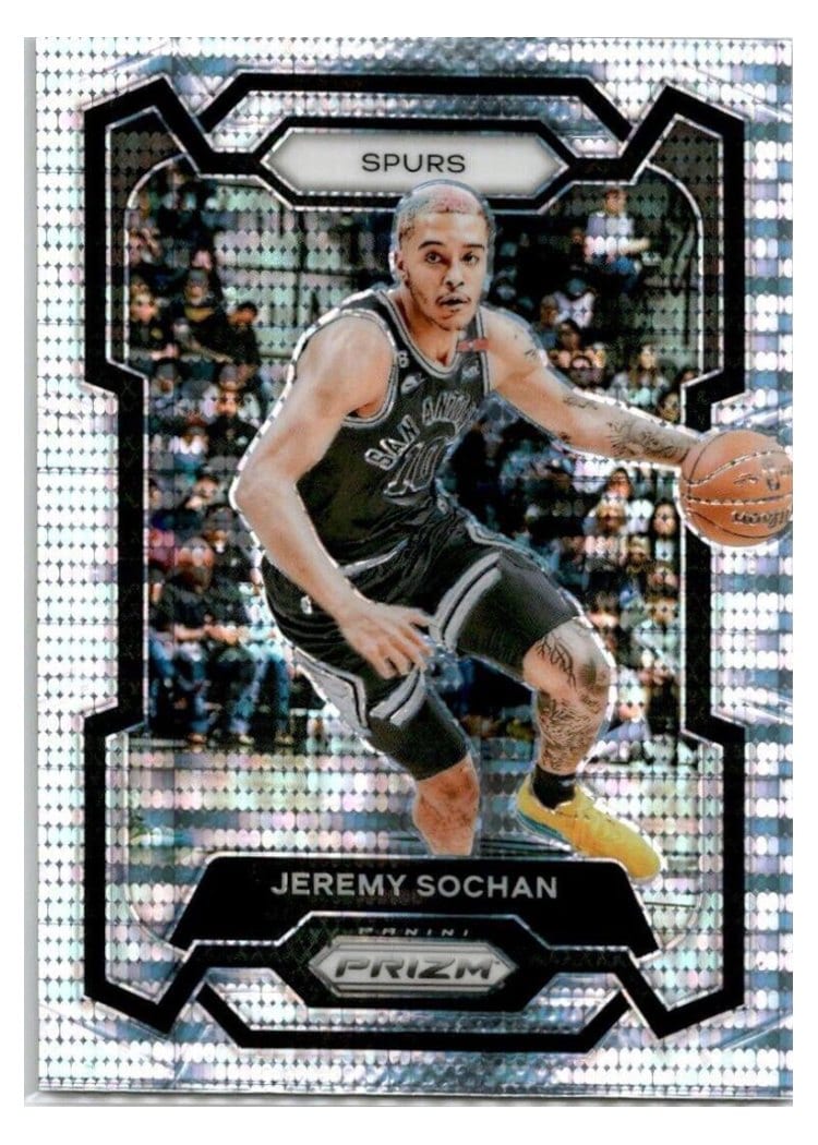 2023-24 Panini Prizm Base Set Jeremy Sochan #122 card