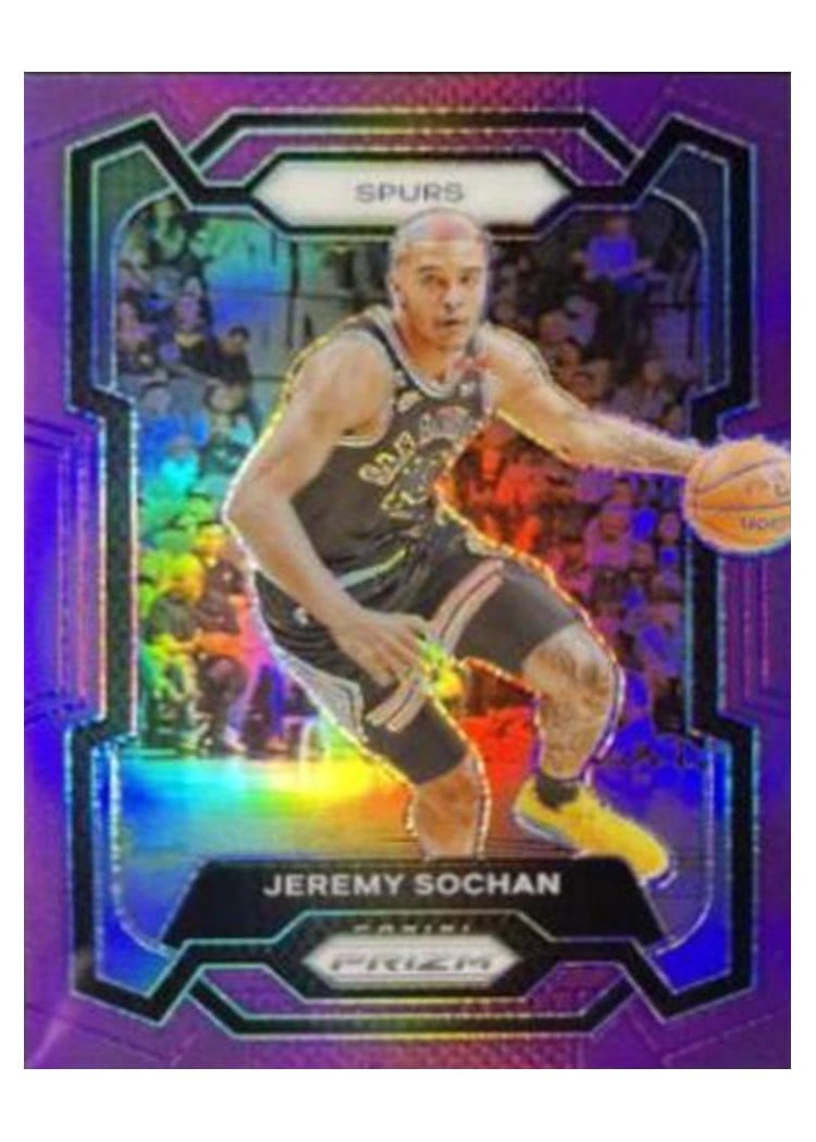 2023-24 Panini Prizm Base Set Jeremy Sochan #122 card