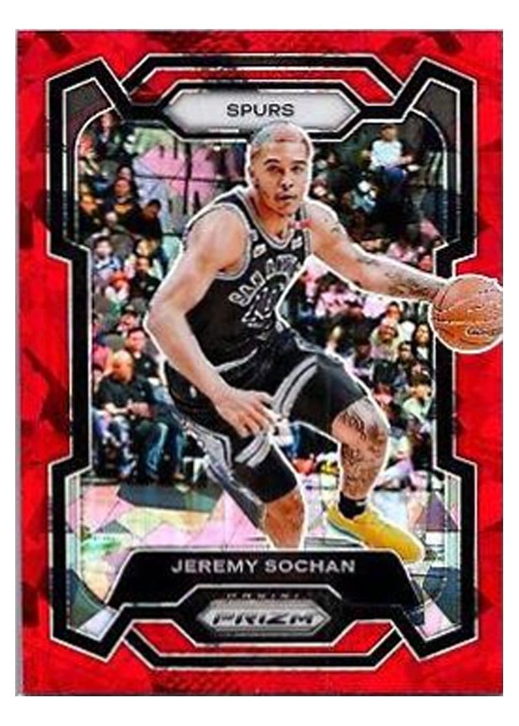 2023-24 Panini Prizm Base Set Jeremy Sochan #122 card