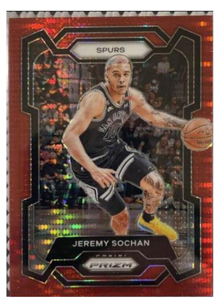2023-24 Panini Prizm Base Set Jeremy Sochan #122 card