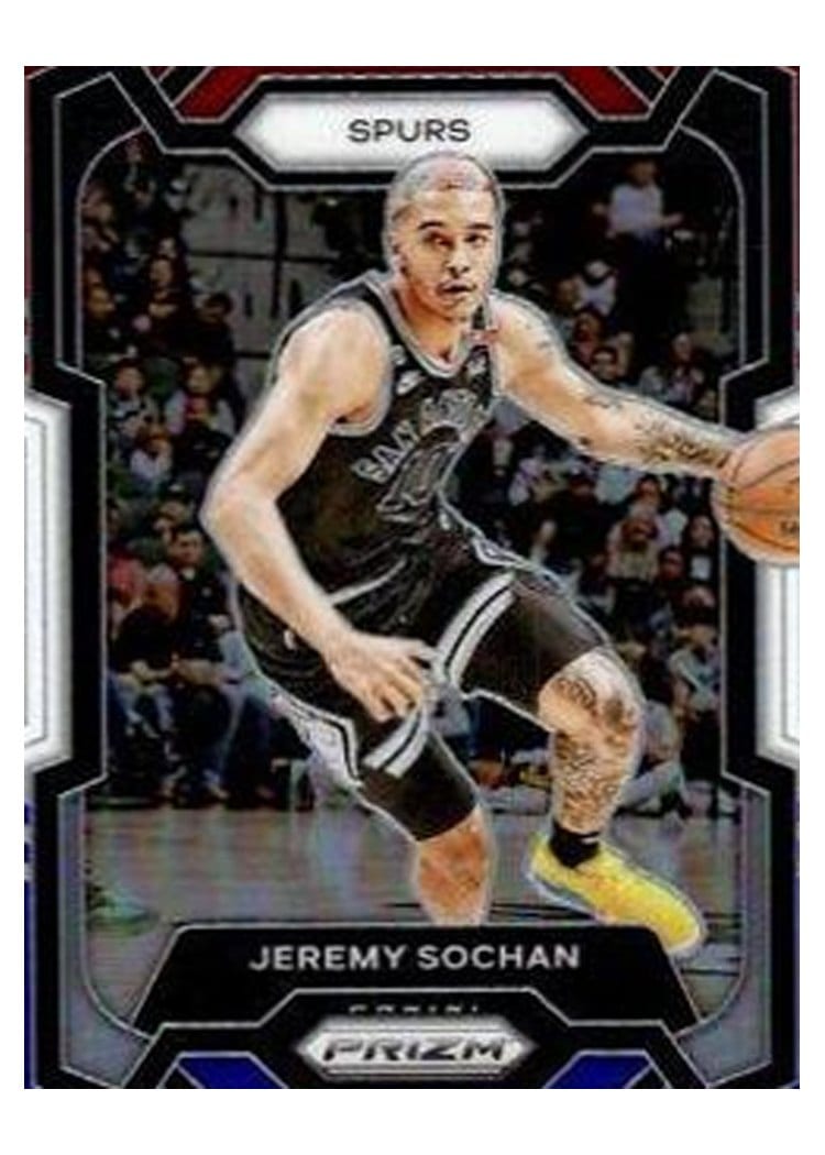 2023-24 Panini Prizm Base Set Jeremy Sochan #122 card
