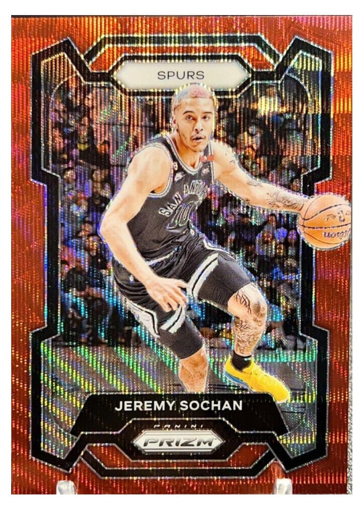 2023-24 Panini Prizm Base Set Jeremy Sochan #122 card