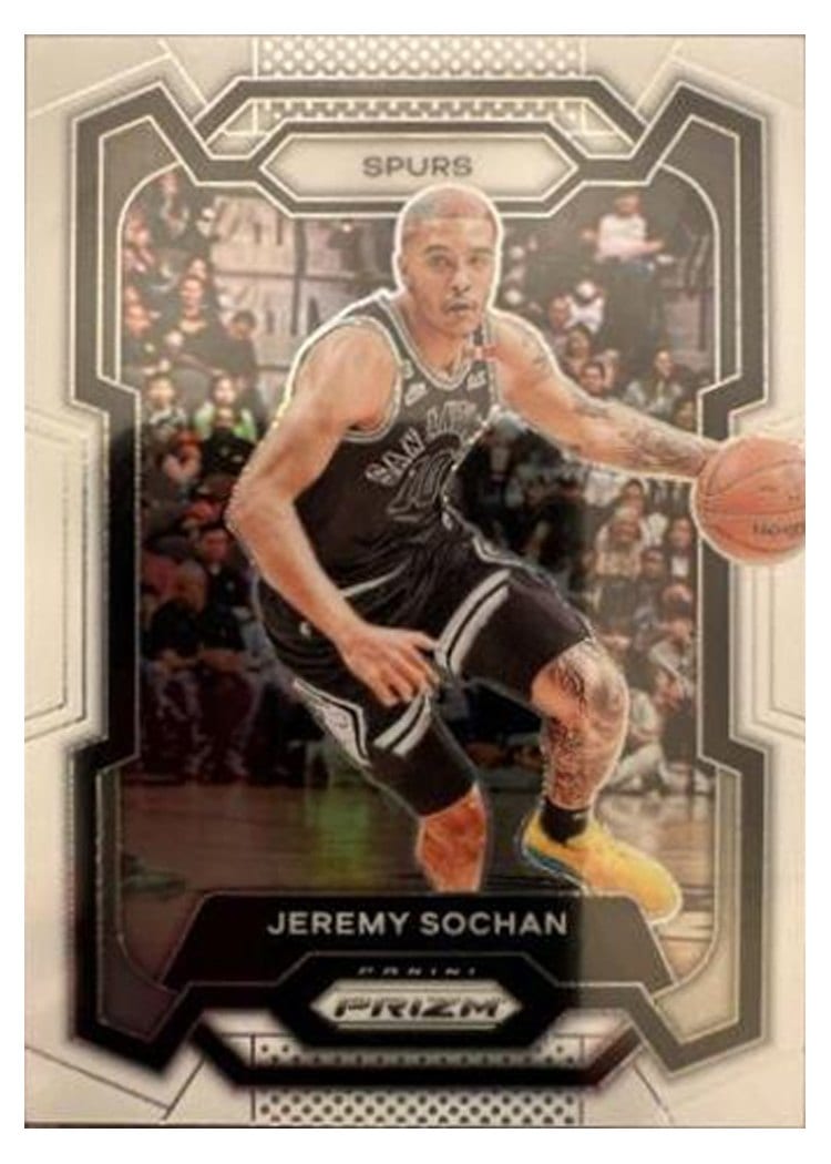 2023-24 Panini Prizm Base Set Jeremy Sochan #122 card