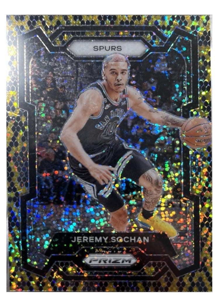 2023-24 Panini Prizm Base Set Jeremy Sochan #122 card