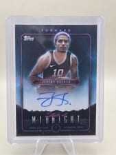 2023-24 Topps Midnight Stroke of Midnight Autographs Jeremy Sochan #SMA-JES card