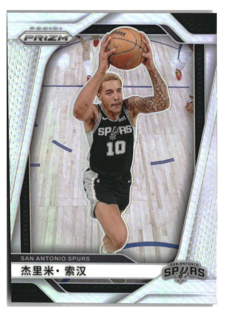 2024-25 Panini Prizm Base Set Jeremy Sochan #23 card
