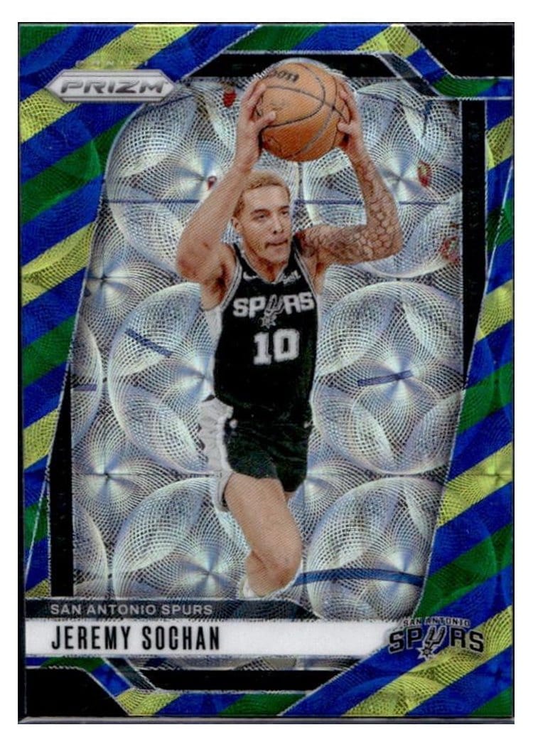 2024-25 Panini Prizm Base Set Jeremy Sochan #23 card