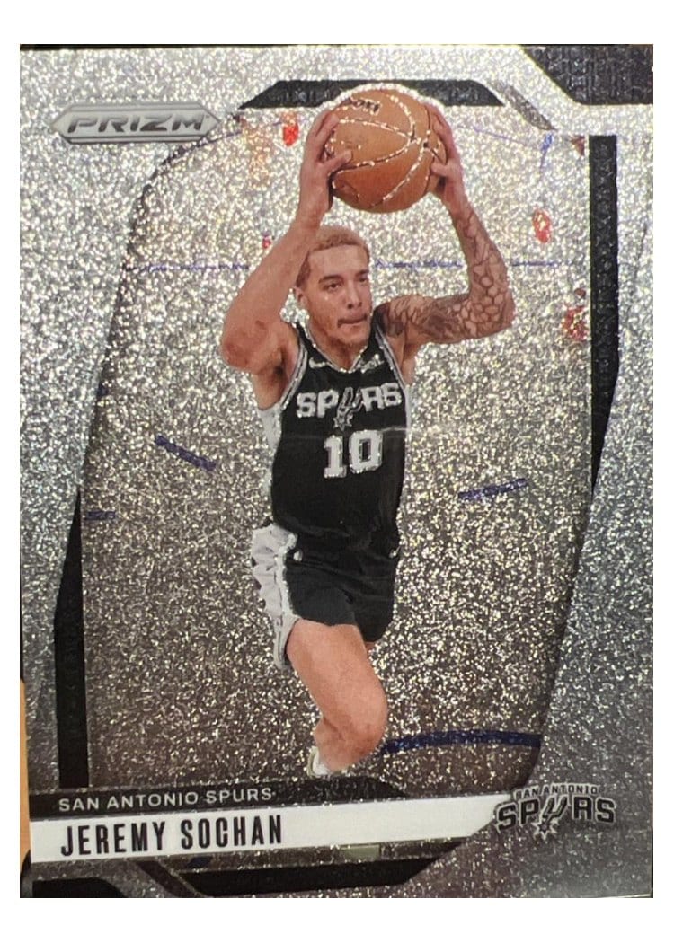 2024-25 Panini Prizm Base Set Jeremy Sochan #23 card