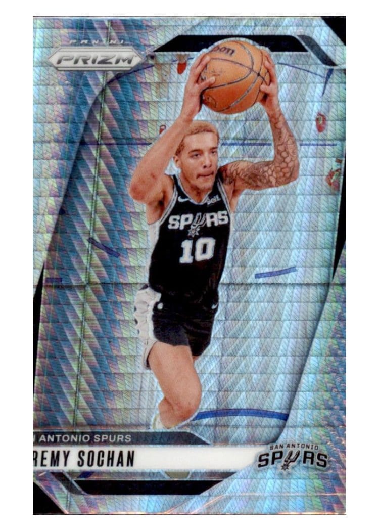 2024-25 Panini Prizm Base Set Jeremy Sochan #23 card