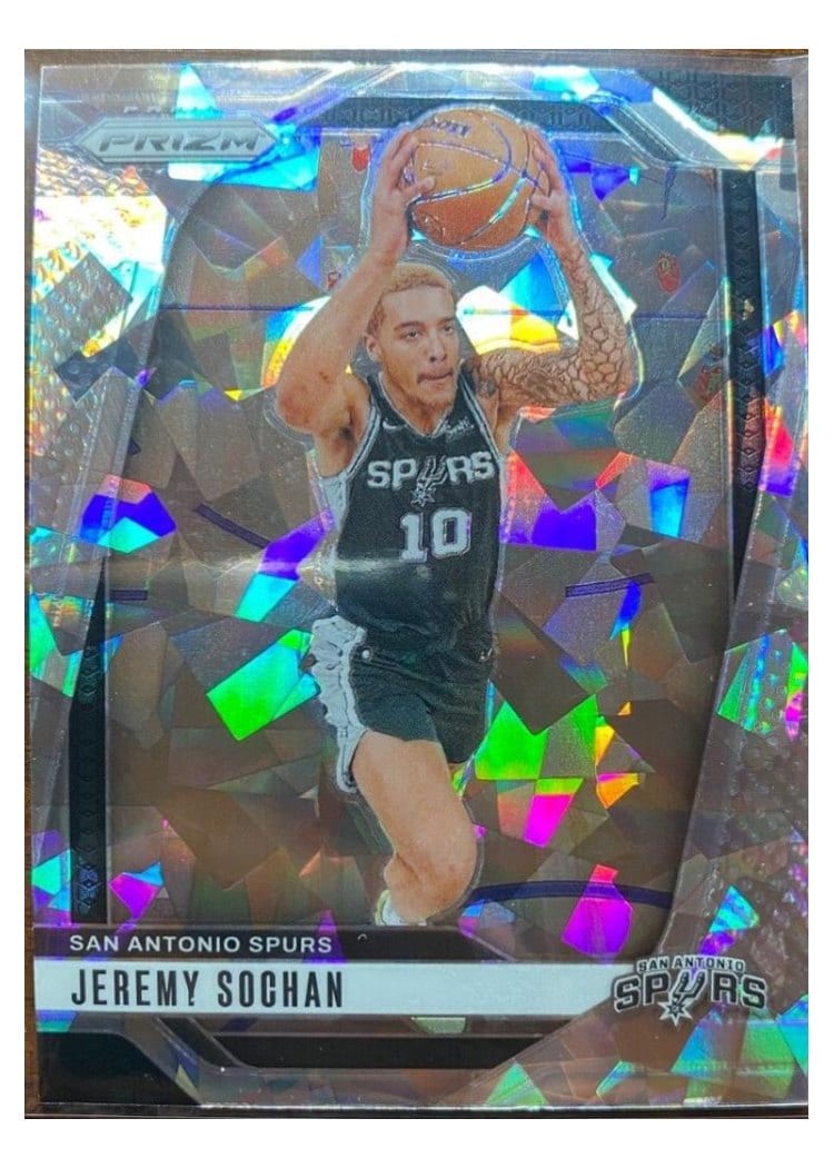 2024-25 Panini Prizm Base Set Jeremy Sochan #23 card