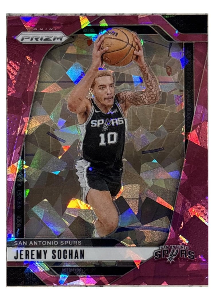 2024-25 Panini Prizm Base Set Jeremy Sochan #23 card