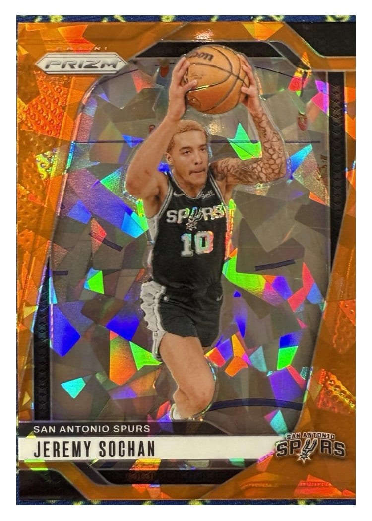 2024-25 Panini Prizm Base Set Jeremy Sochan #23 card