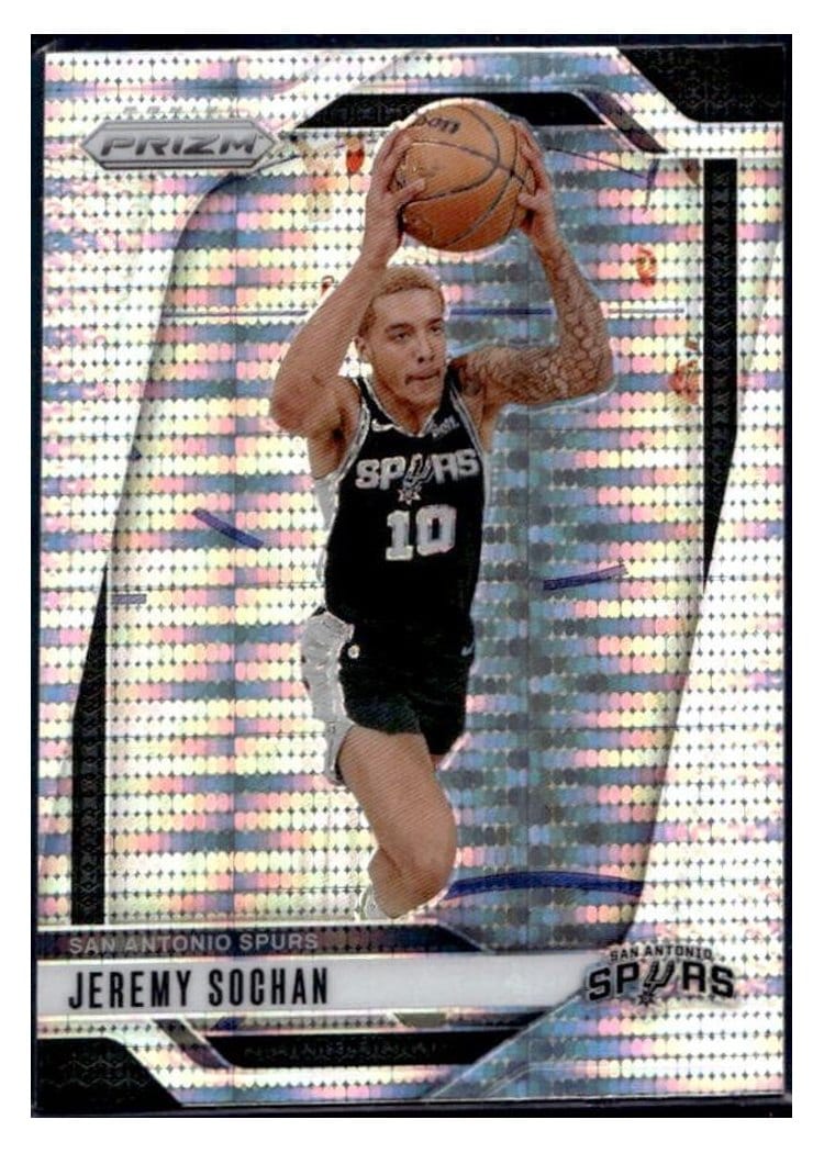 2024-25 Panini Prizm Base Set Jeremy Sochan #23 card
